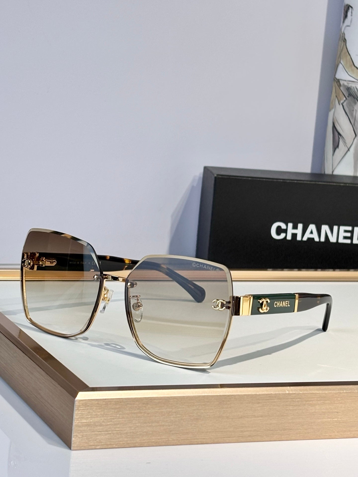 CHANEL Sunglasses-5504-H