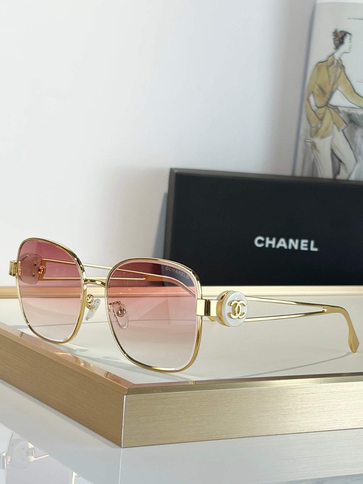 CHANEL Sunglasses-5514-H