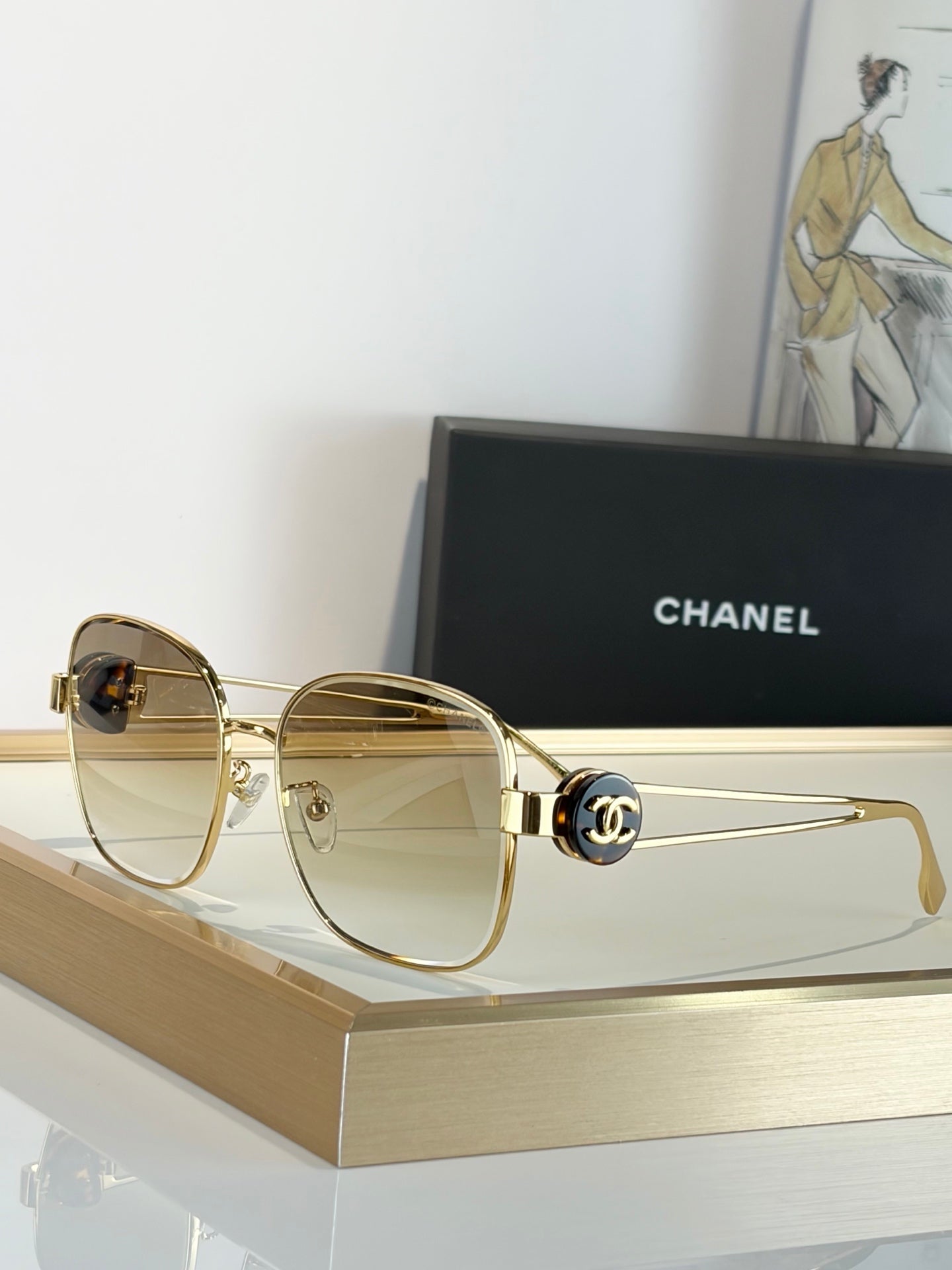 CHANEL Sunglasses-5514-H